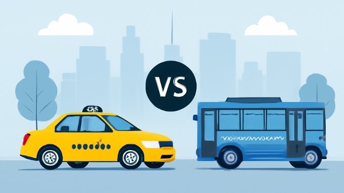 Comparing Taxi to Public Transport